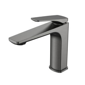 Смеситель для раковины Vincea Puro VBF-5P01GM вороненая сталь