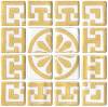 Декоративная вставка Kerama Marazzi DT28 Ритм 9,8x9,8
