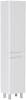 Шкаф-пенал Equil Nice 40 pnNICE40.KZ-05 напольный с корзиной белый, 185x40