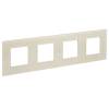 Рамка 4-постовая IEK Skandy SK-M42-G-K10 бежевый