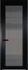 Межкомнатная дверь Profil Doors 1 AGP цвет профиля Черный, стекло безопасное 6 мм мору тонированное 800x2000