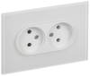 Розетка 2-местная IEK Skandy SK-R20-10-K01 арктический белый