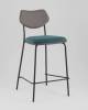 Стул полубарный Stool Group Casey B2171-H65 K-17+M8532 MAB1-10 темно-бирюзовый с серой экокожей фото 2