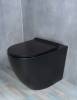 Унитаз приставной Gid Convexo TRS-269BM 62214Y черный матовый фото 11