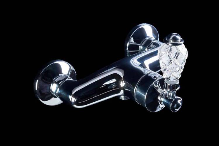 Смеситель для душа Boheme Vogue Crystal 224-CRST хром
