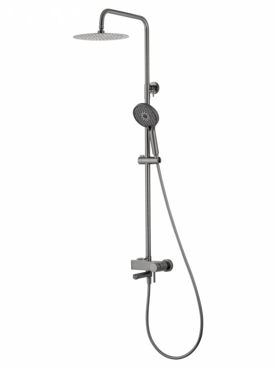 Душевая стойка Wonzon & Woghand Solo WW-739032-BGM темный графит