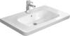 Тумба с раковиной Duravit DuraStyle 80, подвесная, белая глянцевая фото 2