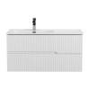 Тумба под раковину Cezares DUET-N-1000-2C-SO-BL-L Bianco Lucido, 100x45.7x50