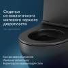 Унитаз подвесной AM.PM Spirit V2.0 FlashClean с микролифтом, черный матовый фото 18