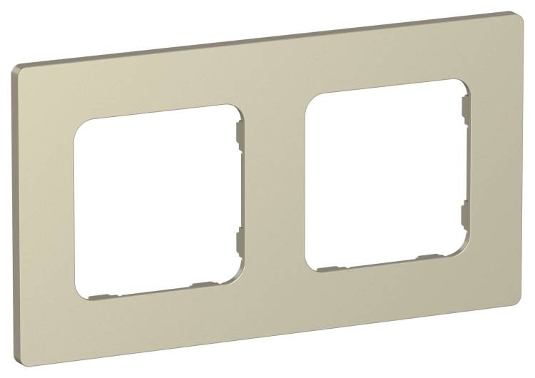 Рамка 2-постовая IEK Flite FI-M22-32-20-K37 шампань