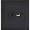 Розетка USB type A+C IEK Forte&Piano FP-U22-D31-M-K02 черный фото 5
