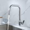 Смеситель для кухни Aquatek Альфа AQ1984CR с вытяжным изливом, хром фото 3
