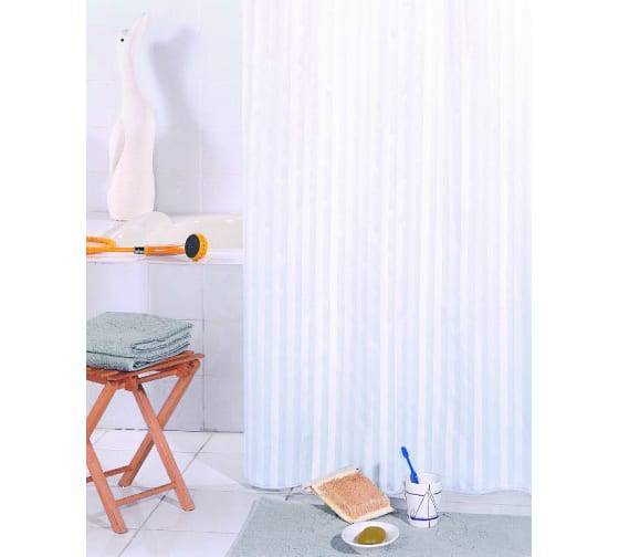 Штора для ванной Bath Plus Hilton SKH-01 180x200, белый