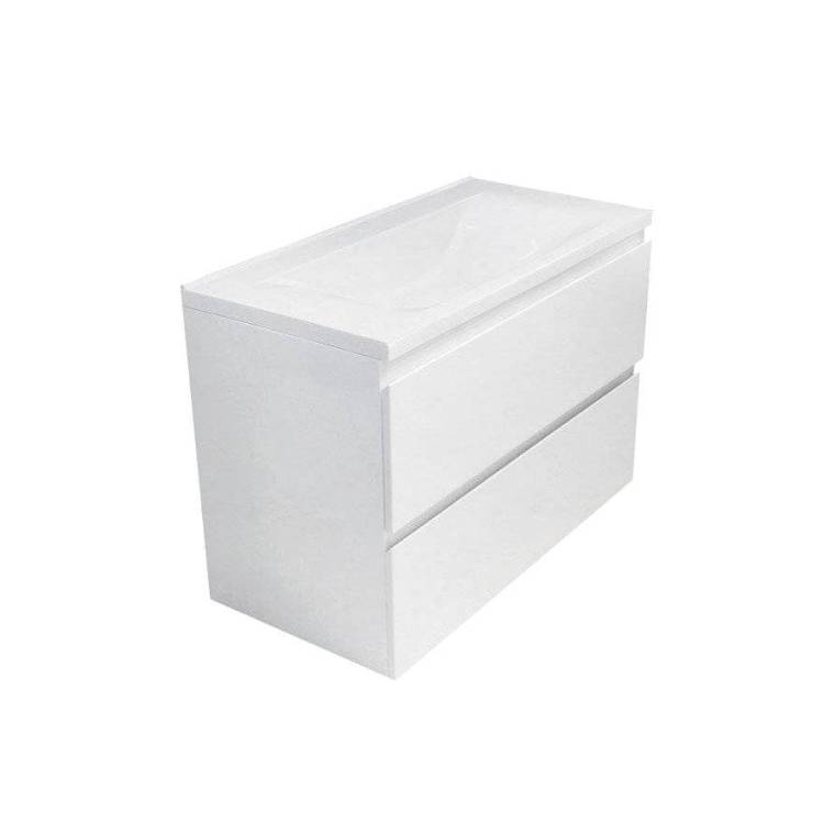 Тумба с раковиной Эстет Bali ФР-00002083 подвесной, 2 ящика, 60.7x99.8