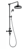 Душевая стойка Wonzon & Woghand WW-B3041-MB с термостатом, черный