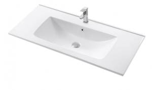 Мебельная раковина Art&Max AM7117-100, 100 см, керамика, белый