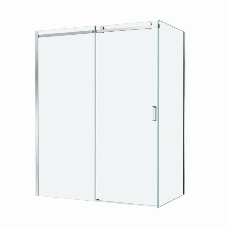 Душевой уголок BelBagno SOFT_CLOSE-2-AH-1-160/100-C-Cr профиль хром, стекло прозрачное, 160x100x200