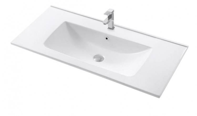 Мебельная раковина Art&Max AM7117-100, 100 см, керамика, белый