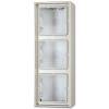 Коробка 3-постовая для накладного монтажа Jung LS 990 Edelstahl ES2583A-L