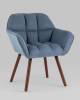 Кресло Stool Group Брайан BRUYNE HY-20-5218 замша, глубокий синий NC