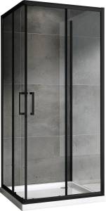 Душевой уголок Abber Schwarzer Diamant AG02090B-S90B Черный