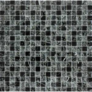 Мозаика Q-stones Камень+стекло QSG-028-15/8 30.5x30.5