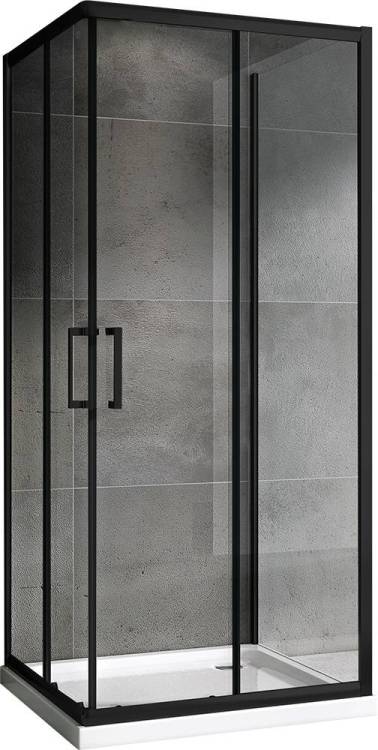 Душевой уголок Abber Schwarzer Diamant AG02090B-S90B Черный