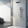 Душевая лейка AQUAme AQM8503CR Ø135 мм, 4 режима, слайдер, Хром фото 2