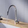 Смеситель для кухни Dorff Logic D3007500 вытягивающимся изливом Logic, хром фото 4