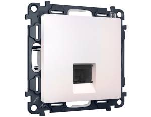 Комплект механизма компьютерной розетки Ambrella Volt MA MA212005 жемчуг