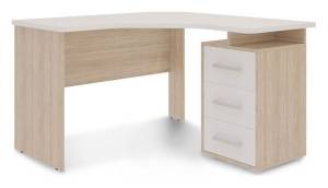 Стол письменный Mebelson Лайт 2 SKL2.2N02.1623 дуб сонома/белый