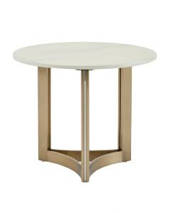 Стол журнальный Stool Group Кассия EET-292-BRCGS-white 333-2 светлая керамика 60x60x50