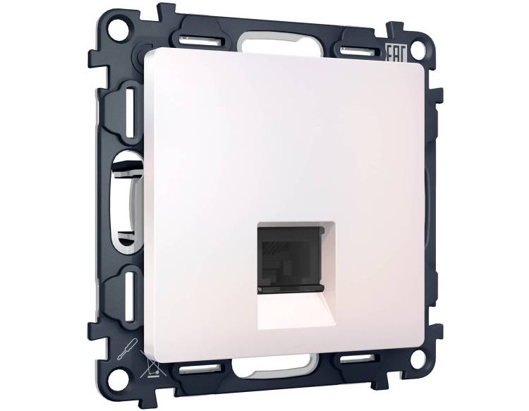 Комплект механизма компьютерной розетки Ambrella Volt MA MA212005 жемчуг