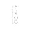 Подвесной светильник Vele Luce Fiamma VL5812P01 фото 5