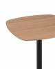Стол барный Stool Group Form T-005H natural / black светлое дерево 60x60 фото 5