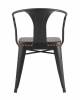 Стул Stool Group Tolix Arms Soft LF718H MATTE BLACK 3474+PU7005 с подлокотниками черный матовый фото 3