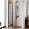 Душевая дверь в нишу Am.Pm Sunny W87G-120-1P-BT профиль черный матовый, стекло прозрачное, 120x190