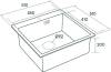 Комплект Paulmark Velten PM905151-BS брашированная нерж. сталь + Смеситель Paulmark Spring Sp212067-SS для кухонной мойки фото 6
