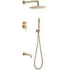 Душевой комплект Boheme Uno 464-2-MG Matt Gold