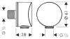 Шланговое подключение Hansgrohe FixFit S 27456000 хром фото 2