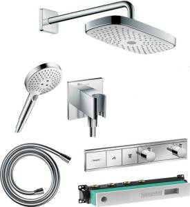 Душевой комплект Hansgrohe Raindance Select E 300 27385400+26530400+26486000+28272000+15380000+15310180