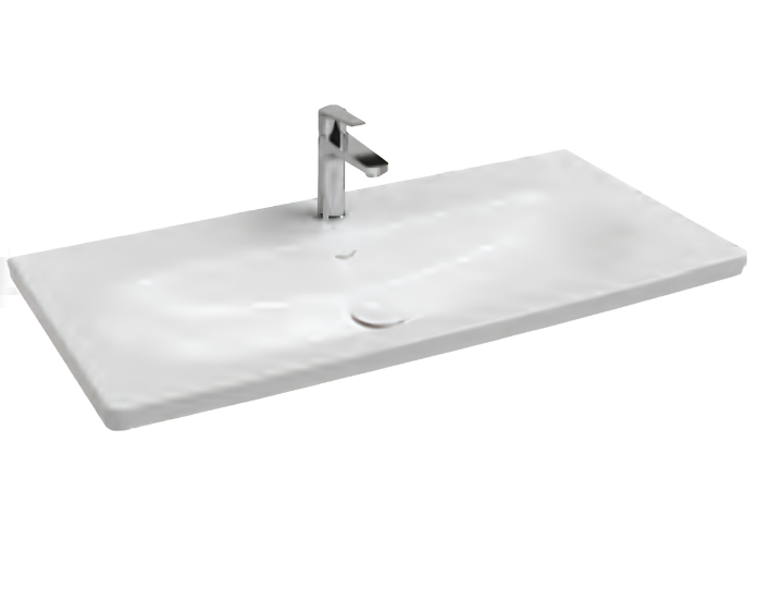 Раковина Isvea SistemaS 101 10SS50101SV белая, 101x46.5