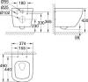 Унитаз подвесной Grohe Euro Ceramic 3920600 компактный фото 5
