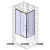 Душевой уголок Good Door Infinity WTW+SP-C-CH 130x80 фото 5