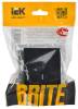 Выключатель 1-клавишный IEK Brite BR-V10-1-10-K02 черный фото 6