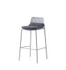 Стул барный Stool Group Louran D-012H-75 grey серый с подушкой
