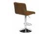Стул барный Woodville Paskal 15825 brown, chrome фото 4