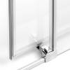 Душевое ограждение NEW TRENDY PRIME 100x80x200 D-0298A/D-0295A (хром) фото 5