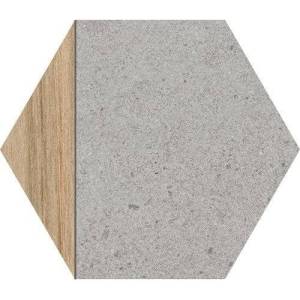 Керамогранит Vives Seine Hexagono Ligard Gris 23.3x26.8