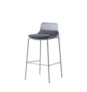 Стул барный Stool Group Louran D-012H-75 grey серый с подушкой